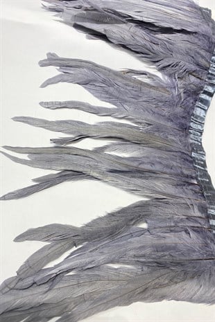 Gri Uzun Şandel Tüyü 1 mt