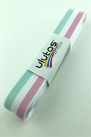 Grogren Çizgi Baskılı Kurdele 10 mt