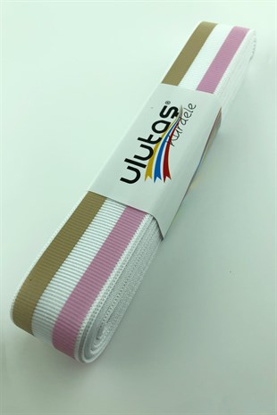 Grogren Çizgi Baskılı Kurdele 10 mt