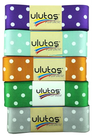 Grosgrain Ribbon Polka Dot 4 cm