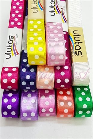 Grosgrain Polka Dot Ribbon 1.5Cm