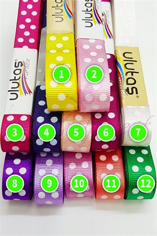 Grosgrain Polka Dot Ribbon 1.5Cm