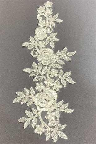 Rose Pattern Lace Guipure Applique