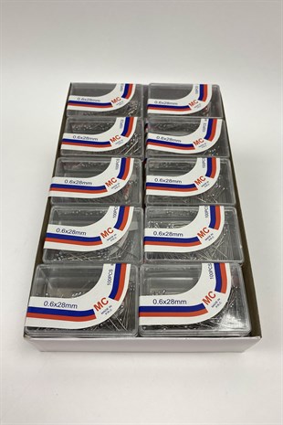 Gümüş Başlı Toplu İğne 100 lü 1 Kutu