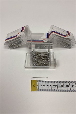 Gümüş Başlı Toplu İğne 100 lü 10 Kutu