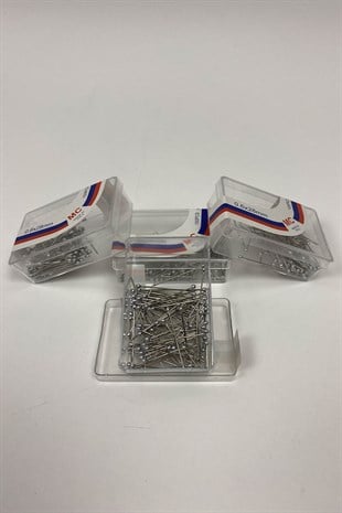 Gümüş Başlı Toplu İğne 100 lü 10 Kutu