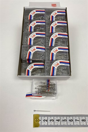 Gümüş Başlı Toplu İğne 50 li 1 Kutu