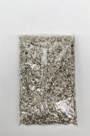 Gümüş Burgulu Boru Boncuk 3 mm 500 gr