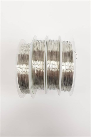 Gümüş Çelik Tel (10 mt ) 