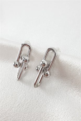 Gümüş Funny Küpe