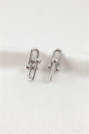 Gümüş Funny Küpe