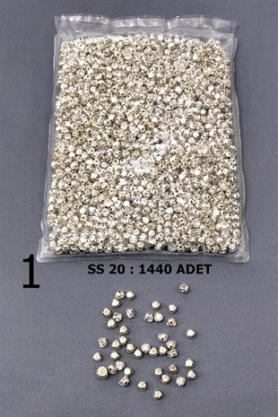 Gümüş Metal Kasalı Dikme Beyoğlu Taşı (1 paket)