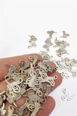 توغرا عثمانية معدن فضي مقاس صغير