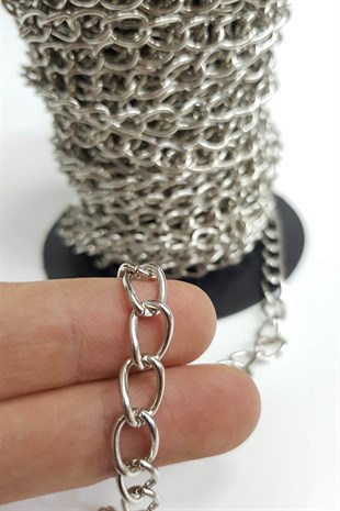 Gümüş Metal Zincir (1 mt )