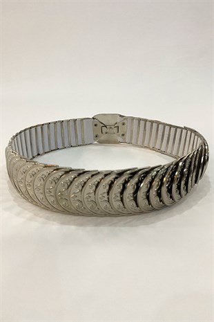 حزام مرن فضي