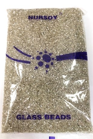 Gümüş Renk  Kesme Boncuk 500 gr