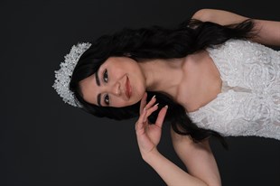 Silver Color Ahbahar Bridal Crown