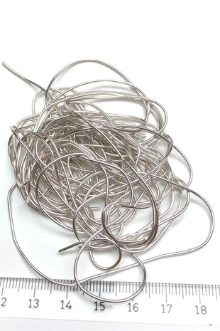 Gümüş Renk El Nakışı Kurtçuk