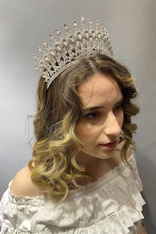 Silver Color Henna Model Bridal Henna Crown