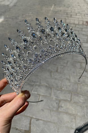 Silver Color Henna Model Bridal Crown