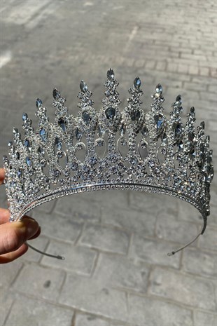 Silver Color Henna Model Bridal Crown