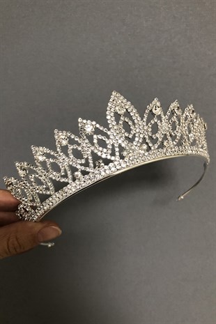 Silver Color Meyn Model Bridal Crown