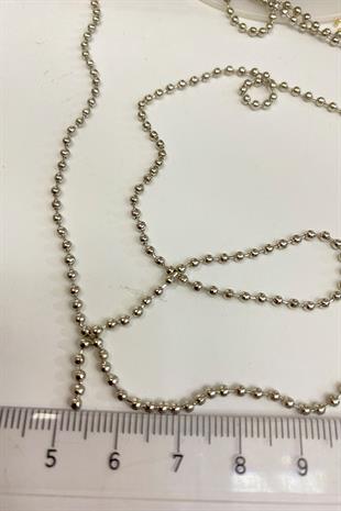 Gümüş Renk Tırnak Makası Zinciri, Kolye Ve Takı Zinciri