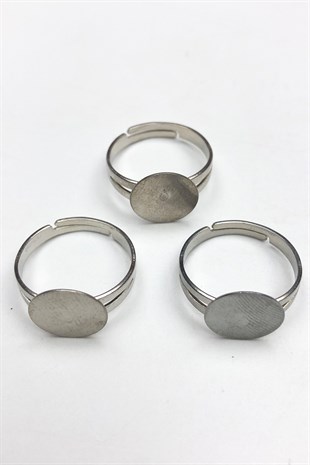 Silver Color Slot Ring Apparatus