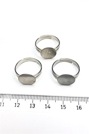Silver Color Slot Ring Apparatus