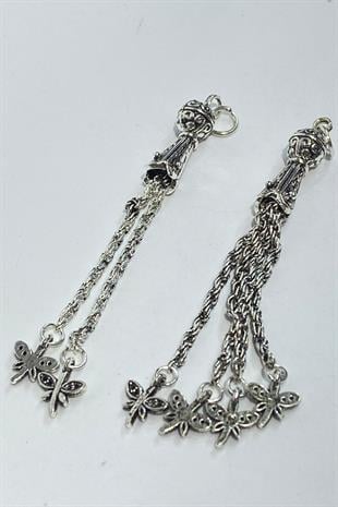 Silver Color Chain Tassel Rosary Imam