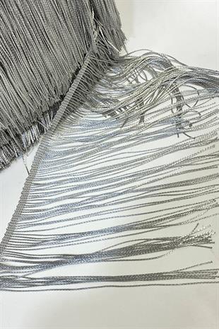 Gümüş Saçak Püskül Şerit