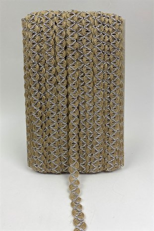 Gümüş Simli Dekoratif Su Yolu Harç 1 mt