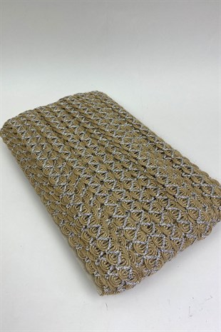 Gümüş Simli Dekoratif Su Yolu Harç 1 mt