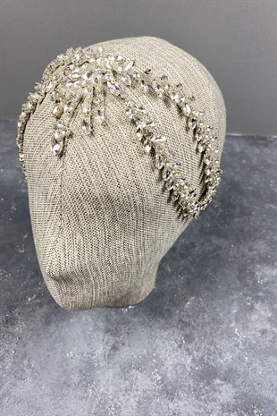 Silver Sultan Crown Bridal Henna Crown Hair Accessory