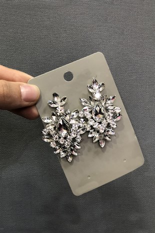 Gümüş Taşlı Alhena Küpe