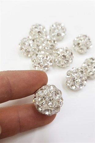 كرة من الحجر الفضي 18 ملم