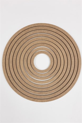 Raw Mdf Screwless 9 Pcs Pulley