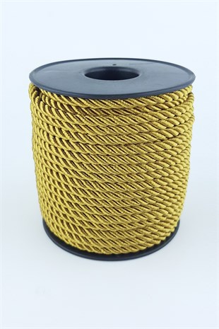 Hardal Sarısı Kordonİp 3 mm 25 mt