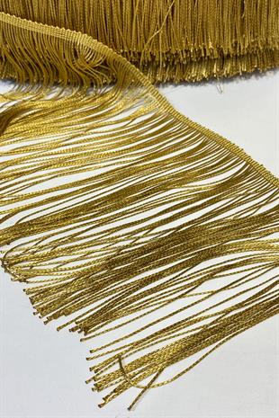 Hardal Sarısı Saçak Püskül Şerit