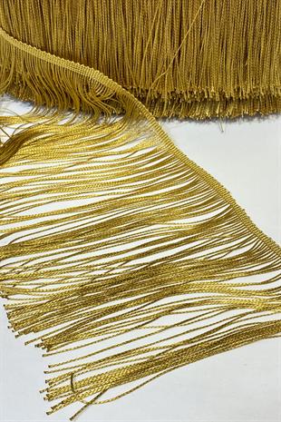 Hardal Sarısı Saçak Püskül Şerit