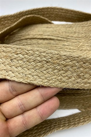 Hasır Örgülü Kurdele 4 cm 10 mt