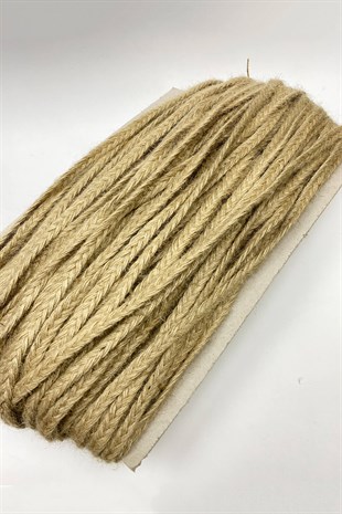 Hasır Saç Örgüsü Şerit Kurdele 1 cm 10 mt