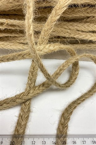 Hasır Saç Örgüsü Şerit Kurdele 1 cm 10 mt