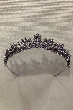 Imaginary Plum Bride and Henna Crown
