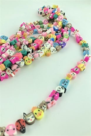 Animal Figured Fimo Beads