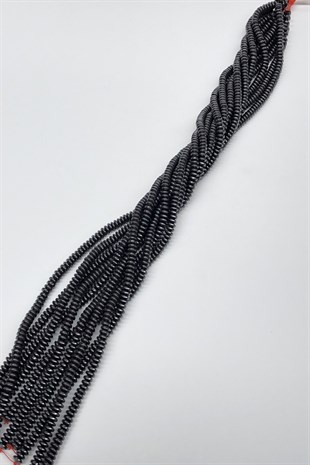 Hematite Oval Stone Beads