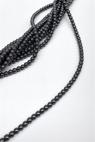 Hematite Stone Bead 3 mm