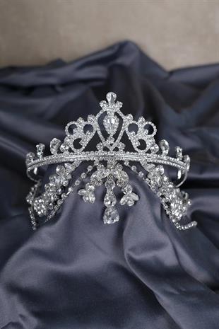Hurrem Fringed Forehead Bridal Henna Crown