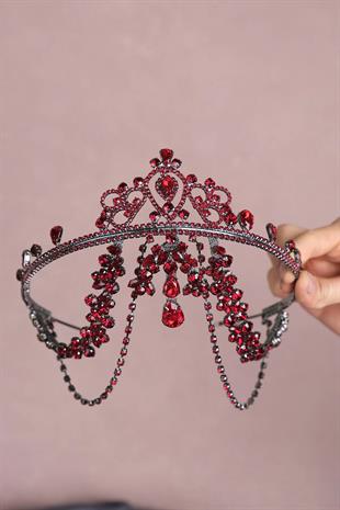 Hürrem Saçaklı Alınlık Gelin Kına Tacı