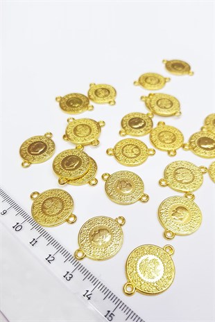 İmitasyon Çeyrek Altın Görünümlü Metal Para